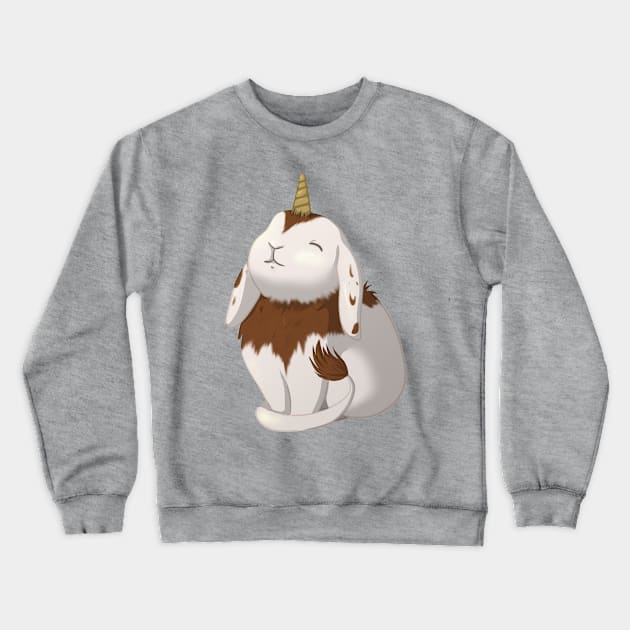 Happy Bunny Crewneck Sweatshirt by Anathar